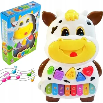 INTERAKTIVNÍ PIANINO KRAVIČKA VARHÁNKY SE ZVUKEM