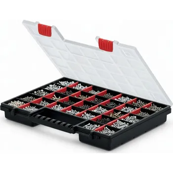 Organizér na nářadí do dílny 40x30 cm, 32 přihrádek Kufřík Sortiment