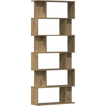 Knihovna Regál na knihy, dub artisan, 80x24x192 cm