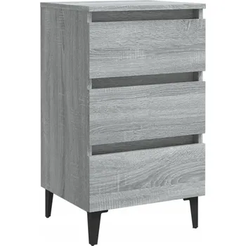 Noční stolek Noční stolek industriální šedý dub sonoma 40 x 35 x 69 cm