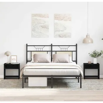 Noční stolek vidaXL Noční stolky 2 ks 40 x 30 x 40 cm kompozitní dřevo [800016] Barva: Černý dub