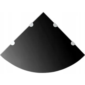 police Polička sklo G05V 5 x 5 cm černá