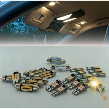Osvětlení interiéru vozidel VOLKSWAGEN BORA - Sada LED osvětlení interiéru - Teplá Barva!