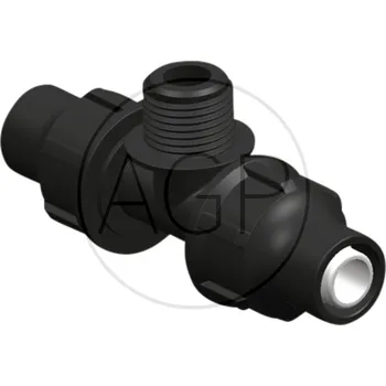 Fitinka T-kus na vnější průměr 20 mm, přípoj 20 x 3/4" x 20