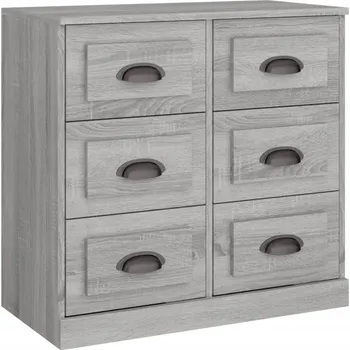 Komoda Klasická skříňka Šedý Dub Sonoma 70x35,5x67,5 cm