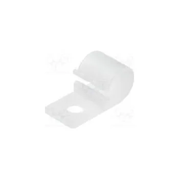 kabelová chránička Úchytky 4,6mm polyamid přírodní k připevnění kabelů