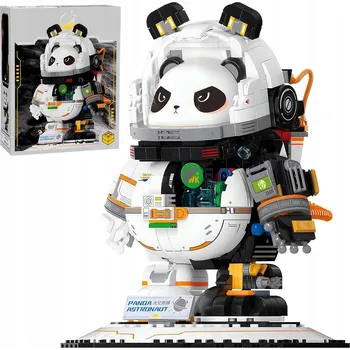 ostatní stavebnice Sada STAVEBNICE PANDA Vesmírný muž – MODEL astronauta 829 dílků pro děti