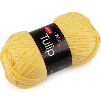 Příze Pletací příze Tulip 100 g, střední, 22 (41244) žlutá