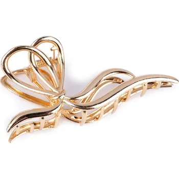 Náramek Skřipec do vlasů kovový, střední, 3 růžové zlato