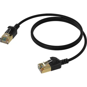 Síťový kabel ProCab CSD575B/0.5 - RJ45 - RJ45 CAT7 Slim - 50cm