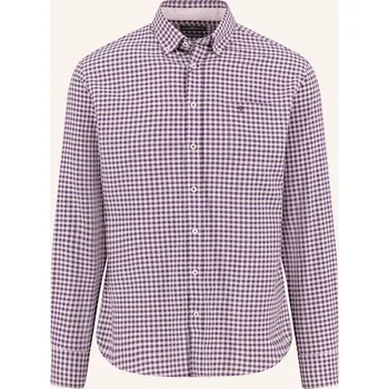 Pánská košile Fynch-Hatton Pánská Košile Regular Fit, růžová / tmavě hnědá, 42