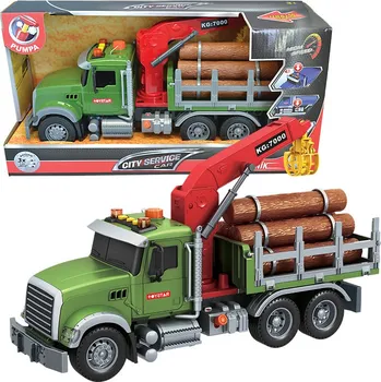 autíčko CITY SERVICE CAR - 1:12 Nákladní auto pro přepravu dřeva