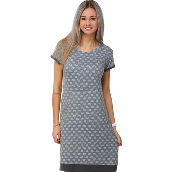 Dámské noční prádlo Noční košilka jemná 1D0849 šedá xl