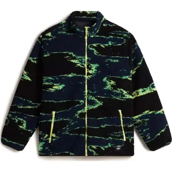 Pánské oblečení bunda podzimní pánská VANS Slip Stream Full Zip Jacket Black - S