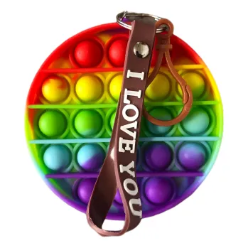 POP IT Pop It klíčenka Kolečko s poutkem