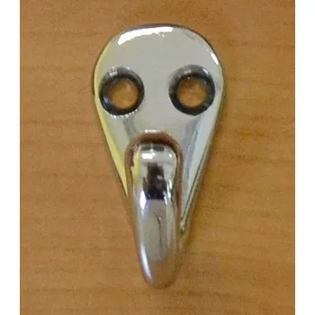 Věšák 62710 háček H1k stříbrný (Nástěnný háček. Praktický doplněk do interiéru.)