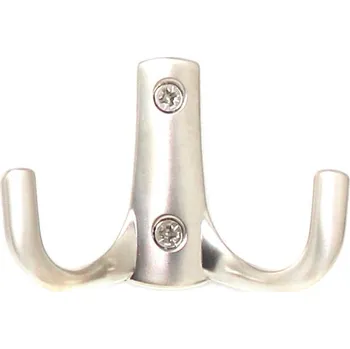 Věšák 770249 věšák kov satén nikl (Nástěnný věšák v povrchu satén nikl. Praktický doplněk do interiéru.)