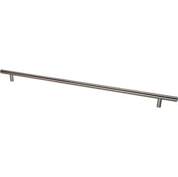 Nábytkové kování 12184 úchytka JARKA rozteč 432mm broušený nikl (Nábytková úchytka JARKA s roztečí 432 mm v povrchu broušený nikl. Vhodné řešení pro nábytek v interiéru.)