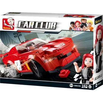ostatní stavebnice Sluban Car Club M38-B0633D Stavebnice pro rally auta, 163 ks