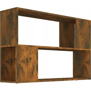 Knihovna Regál na knihy z dřevotřísky, kouřový dub, 100x24x63 cm