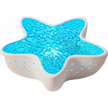 Lampička NOČNÍ LAMPA DEKORATIVNÍ HVĚZDICE SE 7 BARVAMI A NASTAVENÍM JASU