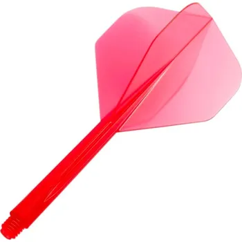 Příslušenství pro šipky Condor Letky Zero Stress - Standard - Long - Clear Red CN009
