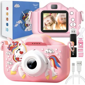 Dětský fotoaparát 3Doodler Kotek ABC2 3 Mpx růžový