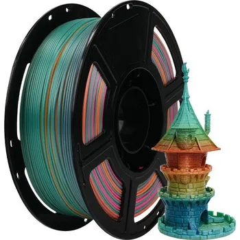 Filament Flashforge PLA Silk 1,75mm 1kg Rainbow Candy 90011608001