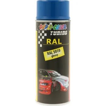 Barva ve spreji Vysoce kvalitní akrylový lak Tuning RAL 5010 Dupli Color 400 ml