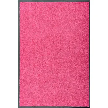 Rohožka Protiskluzová rohožka růžová 90x60 cm, polyamid, PVC, pratelná