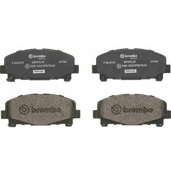 Brzdová destička Brembo P 28 043X Sada brzdových destiček, kotoučové brzdy