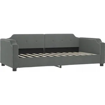 Pohovka Tmavě šedá rozkládací pohovka 223 x 100 x 66,5 cm