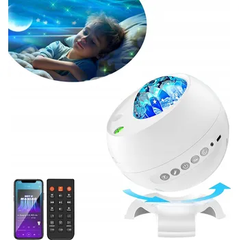 Projektor PROJEKTOR NOČNÍ OBLOHY PLANETÁRIUM Projektor Nebe Noční Lampa pro děti LED