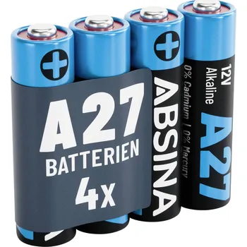 Článková baterie Absina speciální typ baterie 27 A alkalicko-manganová 12 V 28 4 ks
