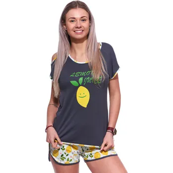 Dámské pyžamo Pyžamo jemné pro ženy či dívky 1D0989 žlutá s