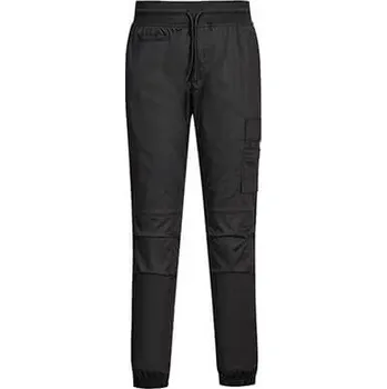 Gastro oděv PORTWEST CHEF C074 / Kuchařské strečové kalhoty - černá L