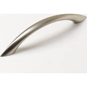 Nábytkové kování 63143 úchytka PORTA rozteč 96mm nikl satén (Nábytková úchytka PORTA s roztečí 96 mm v povrchu nikl. Praktický doplněk do interiéru.)