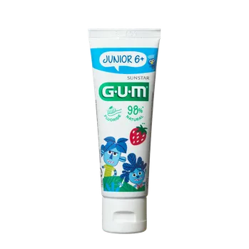 zubní pasta GUM Junior zubní gel pro školáky Jungle Buddies (6-12 let), 50 ml