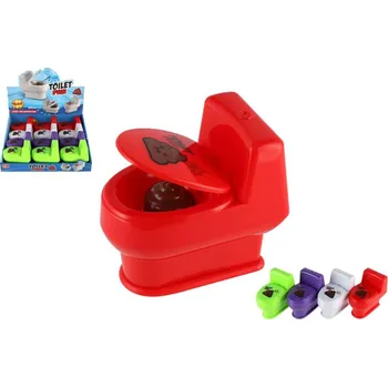 Hračka na písek Záchod stříkací plast 6x10cm - mix variant či barev