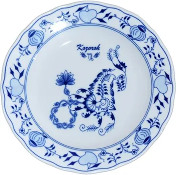 Talíř Český porcelán, Dubí Závěsný talíř mělký praporový 24 cm KOZOROH