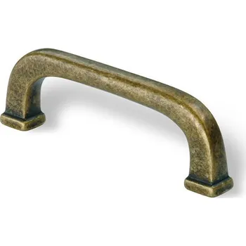 Nábytkové kování 12130 úchytka VENDA rozteč 96mm staromosaz (Nábytková úchytka VENDA s roztečí 96 mm v povrchu mosaz. Praktický doplněk do interiéru.)