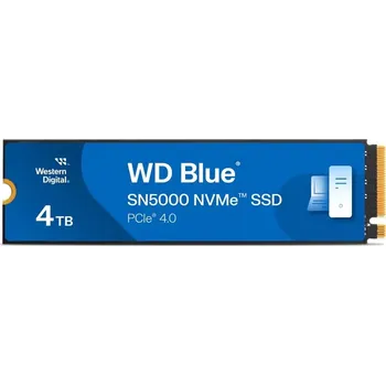 Interní pevný disk Western Digital WD Blue SN5000 NVMe 4 TB M.2 PCI Express 4.0