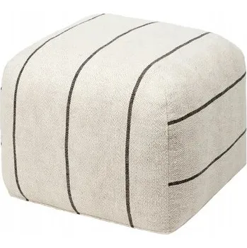 Taburet Taburet čalouněný J-LINE bílý