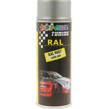 Barva ve spreji Vysoce kvalitní akrylový lak RAL 9007 POLOMATNÝ DUPLI COLOR 400 ml
