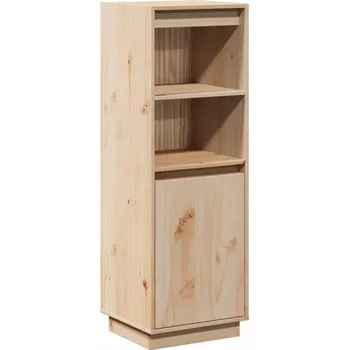 Příborník do zásuvky Borovicový dřevěný kredenc, 1 police, 37x34x110 cm, neošetřený