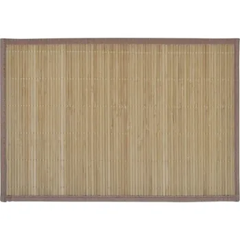prostírání Ručně vyráběné bambusové prostírání 30 x 45 cm, hnědé, protiskluzové