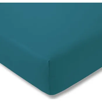 Prostěradlo Prostěradlo 150x200 cm žerzej s kroucené příze Estella cyan s gumou