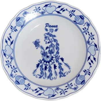 Talíř Český porcelán, Dubí Závěsný talíř mělký praporový 24 cm PANNA