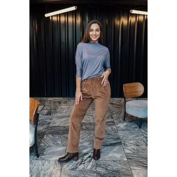 Pánské kalhoty Manšestrové kalhoty Juno vol. 2 hnědé Velikost: XS