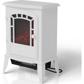 FurniGO Elektrický krb 2000W – bílý